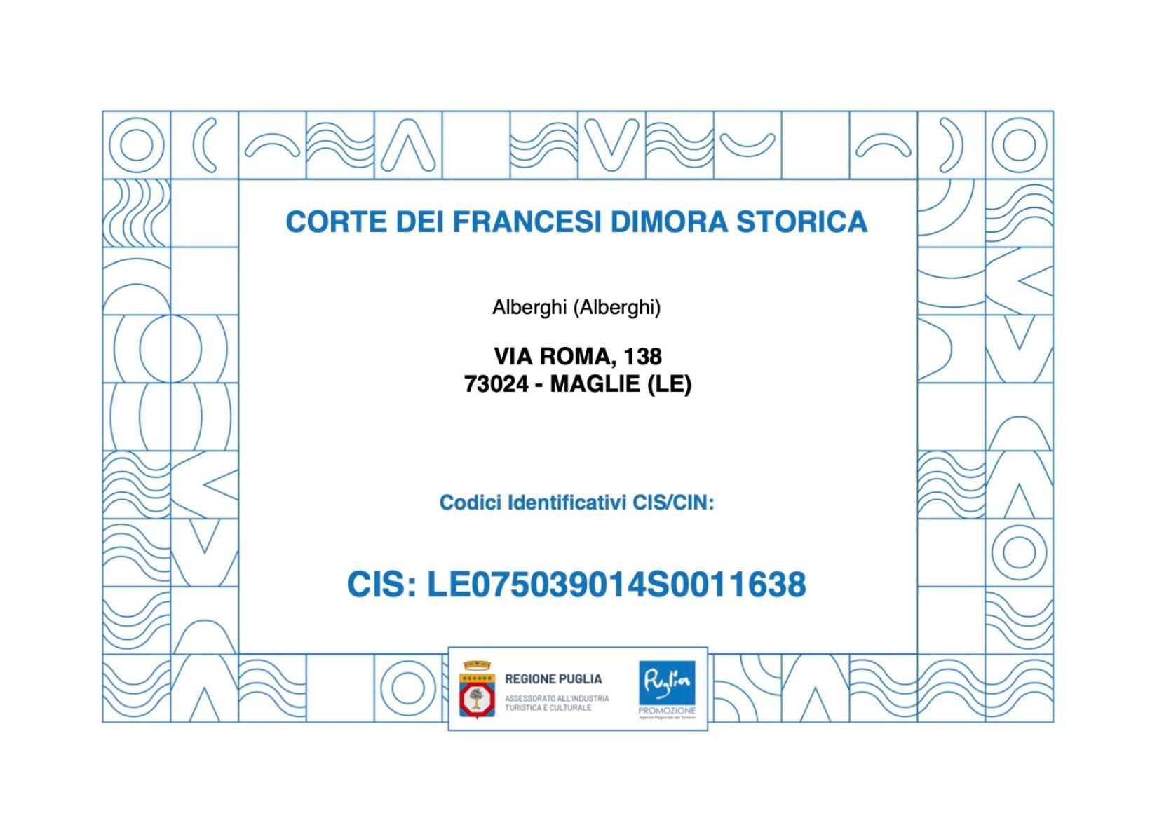 Corte Dei Francesi Maglie Exterior foto